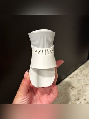 White Clip-On Air Freshener Holder